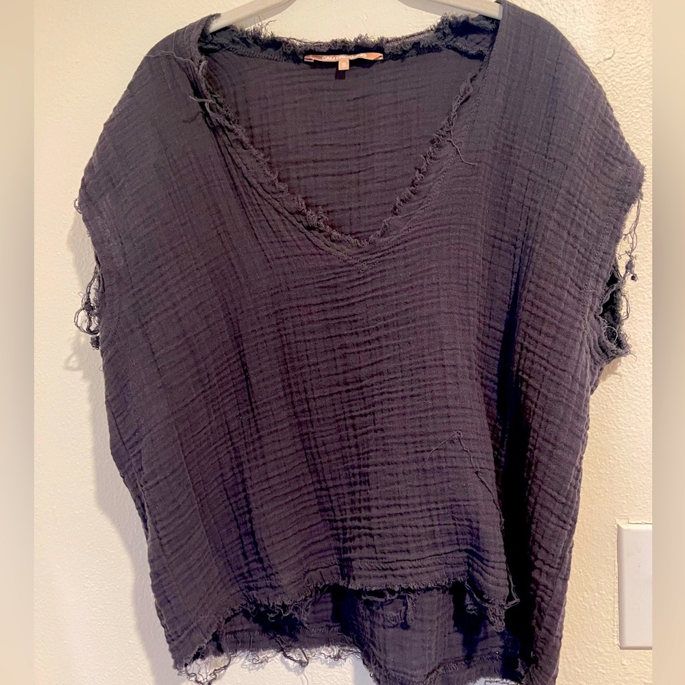 Cali dreamin gauze top